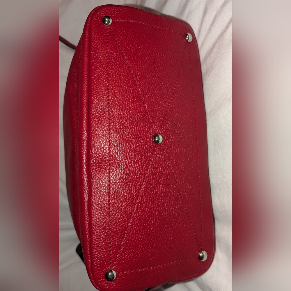Furla Red Leather Shoulder Bag - Picture 5 of 12